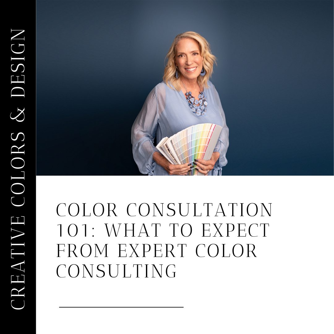Creative Colors and Design color consultation showing personalized color palette selection in Naples, Florida