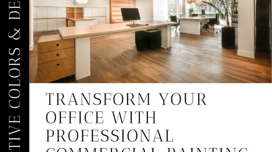 Modern Naples office space with freshly painted walls in a professional color scheme.