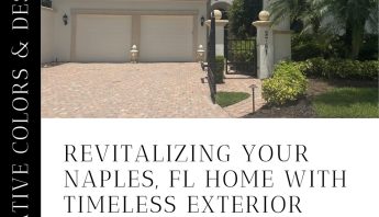exterior house painting Naples FL curb appeal transformation
