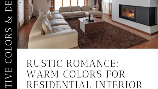 Naples FL living room painted in warm rustic tones with cozy, romantic design accents.