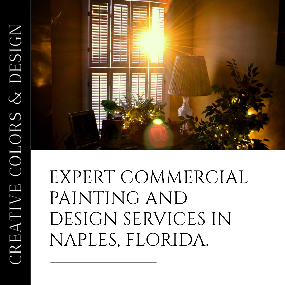 Bold Commercial Painting and Creative Design Solutions for Naples Florida Businesses