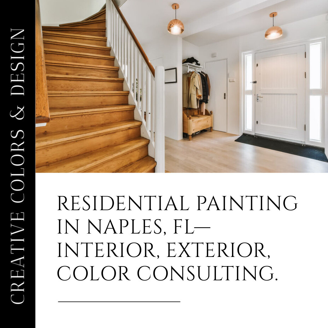Brightening Naples Florida Living Spaces with Creative Colors and Residential Painting Services