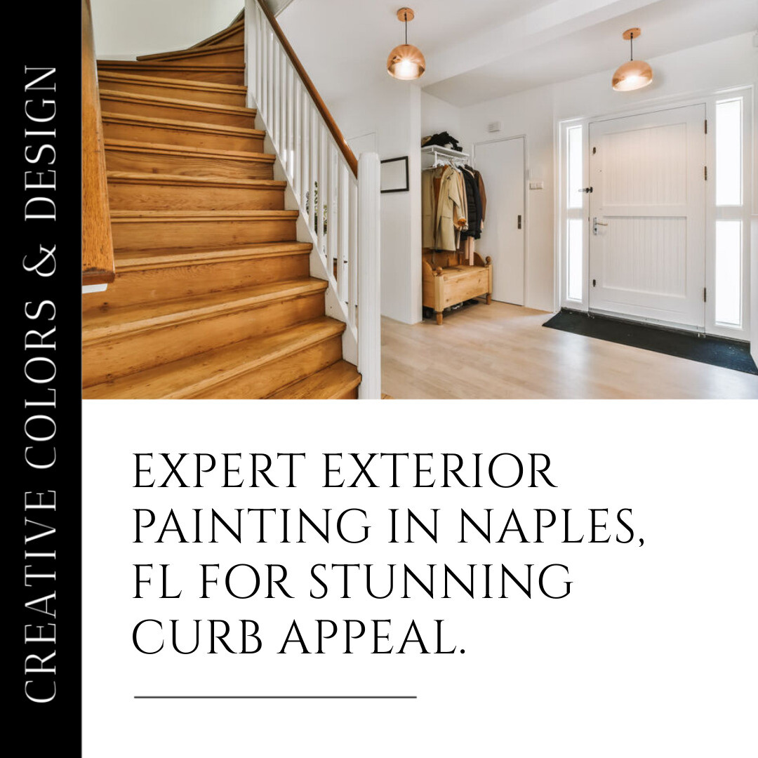 Creative Exterior Color Design and Painting Services Transforming Naples Florida Homes