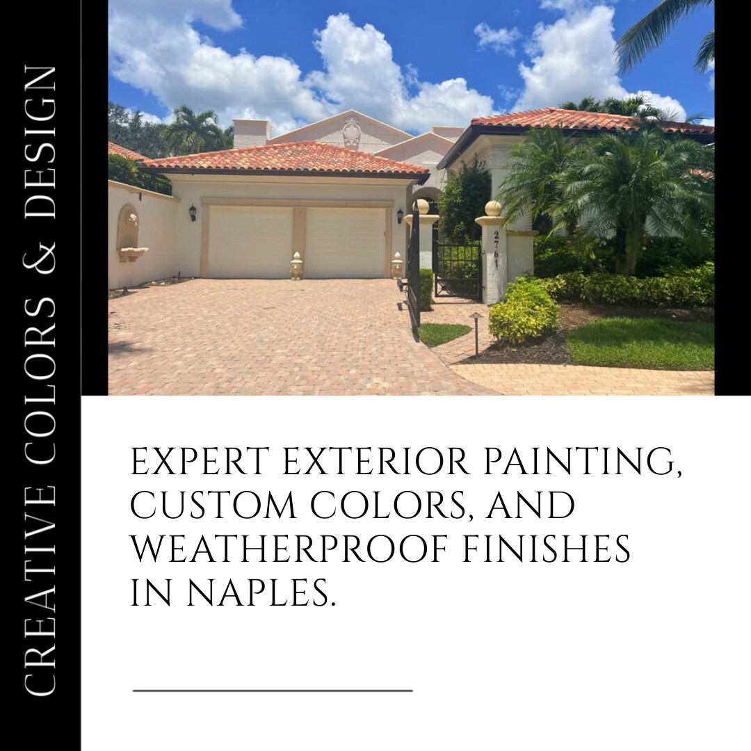 Elevate Your Curb Appeal in Naples Florida with Creative Design and Exterior Painting Services