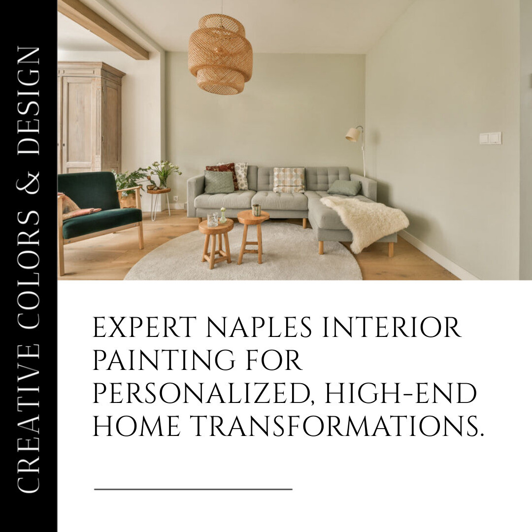 Naples Florida Homes Revitalize with Creative Color Design and Interior Painting Services