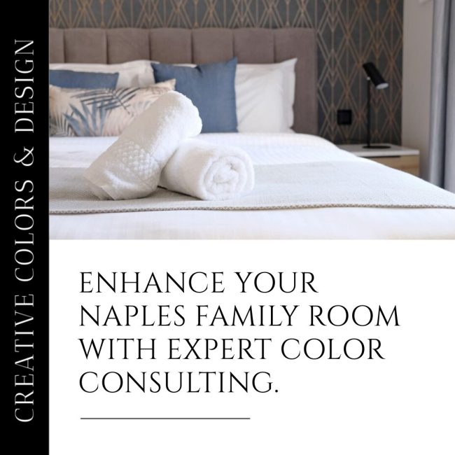 Naples Family Room Color Magic by Design Experts
