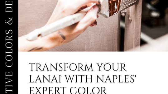 Naples Lanai Design: Elevate Spaces with Expert Color Choices